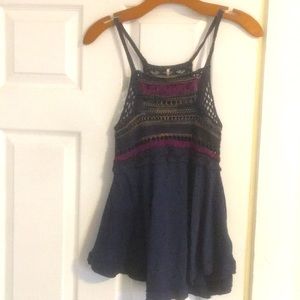 Free People Crocheted Tank Top